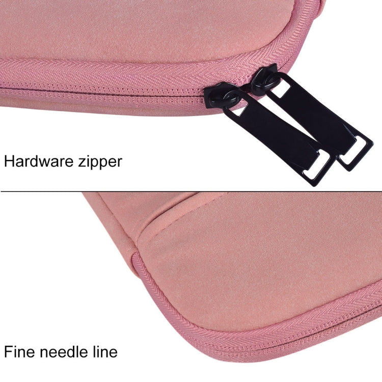 ST06 Waterproof PU Leather Zipper Hidden Portable Strap One-shoulder Handbag for 13.3 inch Laptops, with Suitcase Belt, ST06 13.3 inch Dark Gray, ST06 13.3 inch Pink, ST06 13.3 inch Light Grey