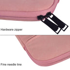 ST06 Waterproof PU Leather Zipper Hidden Portable Strap One-shoulder Handbag for 14.1 inch Laptops, with Suitcase Belt, ST06 14.1 inch Dark Gray, ST06 14.1 inch Pink, ST06 14.1 inch Light Grey