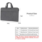 ST06 Waterproof PU Leather Zipper Hidden Portable Strap One-shoulder Handbag for 14.1 inch Laptops, with Suitcase Belt, ST06 14.1 inch Dark Gray, ST06 14.1 inch Pink, ST06 14.1 inch Light Grey