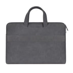 ST06 Waterproof PU Leather Zipper Hidden Portable Strap One-shoulder Handbag for 14.1 inch Laptops, with Suitcase Belt, ST06 14.1 inch Dark Gray, ST06 14.1 inch Pink, ST06 14.1 inch Light Grey