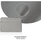 ST06 Waterproof PU Leather Zipper Hidden Portable Strap One-shoulder Handbag for 15.6 inch Laptops, with Suitcase Belt, ST06 15.6 inch Dark Gray, ST06 15.6 inch Pink, ST06 15.6 inch Light Grey