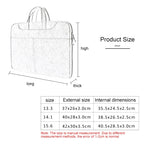 ST06S Waterproof PU Leather Zipper Hidden Portable Strap One-shoulder Handbag for 14.1 inch Laptops, with Magic Stick & Suitcase Belt, ST06S 14.1 inch Light Grey, ST06S 14.1 inch Dark Gray, ST06S 14.1 inch Pink