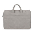 ST06S Waterproof PU Leather Zipper Hidden Portable Strap One-shoulder Handbag for 15.6 inch Laptops, with Magic Stick & Suitcase Belt, ST06S 15.6 inch Dark Gray, ST06S 15.6 inch Pink, ST06S 15.6 inch Light Grey
