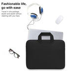 13.3 inch Portable Air Permeable Handheld Sleeve Bag for MacBook Air / Pro, Lenovo and other Laptops, Size: 34x25.5x2.5cm, 13.3 inch Magenta, 13.3 inch Blue, 13.3 inch Grey, 13.3 inch Green, 13.3 inch Pink, 13.3 inch Black