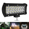 7 inch 18W 1800LM 3 Row LED Strip Light Working Refit Off-road Vehicle Lamp Roof Strip Light, 7 inch 72W