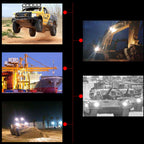 7 inch 30W 3000LM 6000K LED Strip Lamp Working Refit Off-road Vehicle Roof Strip Light, 7 inch 120W