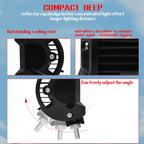 7 inch 30W 3000LM 6000K LED Strip Lamp Working Refit Off-road Vehicle Roof Strip Light, 7 inch 120W