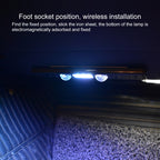 D88-S LED Smart Sensor Wireless Car USB Rechargeable Gypsophila Music Atmosphere Light, D88-S