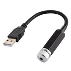 USB Interface Household and Car 360-degree Bending Atmosphere Light, Light Color: Red, Light Color: Red