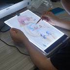 Ultra-thin A4 Size Portable USB LED Artcraft Tracing Light Box Copy Board for Artists Drawing Sketching Animation and X-ray Viewing, No Brightness Control