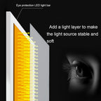 Ultra-thin A4 Size Portable USB LED Artcraft Tracing Light Box Copy Board Brightness Control for Artists Drawing Sketching Animation and X-ray Viewing, Brightness Control No Charger