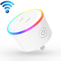 10A RGB Scene Light WiFi Remote Control Smart Socket Works with Alexa & Google Home & IFTTT, AC 100-240V, JP Plug, XS-A18