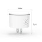 10A RGB Scene Light WiFi Remote Control Smart Socket Works with Alexa & Google Home & IFTTT, AC 100-240V, JP Plug, XS-A18
