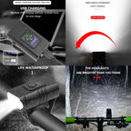 BK02 1000LM Micro USB Rechargeable Bicycle Light, Micro USB