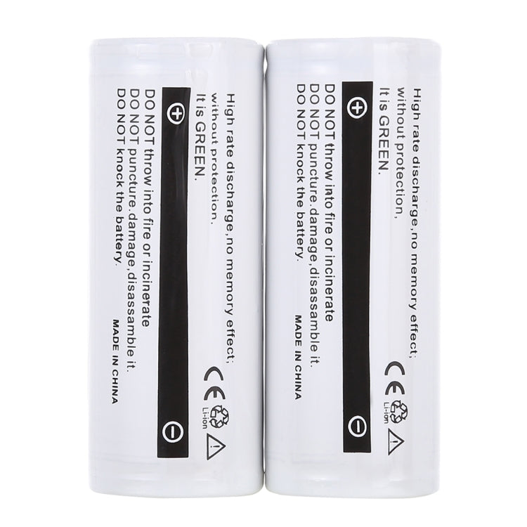 LusteFire 2 PCS 8000mAh 3.7V 26650 Lithium Rechargeable Battery with PCB, 26650 8000mAh