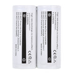 LusteFire 2 PCS 8000mAh 3.7V 26650 Lithium Rechargeable Battery with PCB, 26650 8000mAh