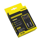 LiitoKala lii-202 USB Output Intelligent Battery Charger for Li-ion IMR 18650, 18490, 18350, 17670, 17500, 16340(RCR123), 14500, 10440
