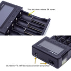 LiitoKala Lii-PD4 Nickel-hydrogen Battery Charger for Li-ion / IMR LiFePO4 26650，21700，20700, 18650, 18490, 18350, 17670, 17500, 16340(RCR123), 14500, 10440