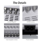 100-240V 8 Slot Battery Charger for AA & AAA Battery, UK Plug