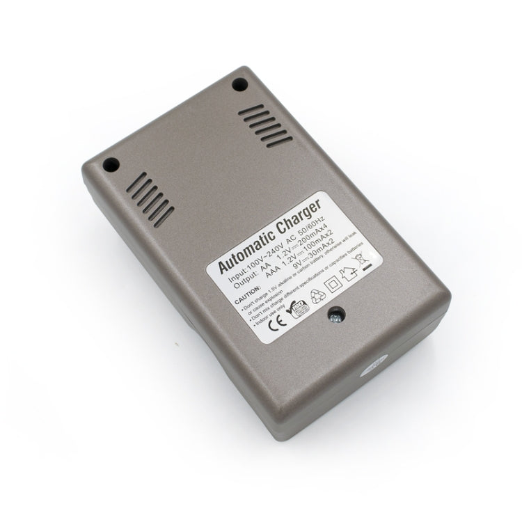 AC 100-240V 4 Slot Battery Charger for AA & AAA & 9V Ni-MH Battery, AU Plug
