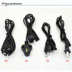 AC 100-240V 4 Slot Battery Charger for AA & AAA & 9V Ni-MH Battery, UK Plug