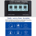 Micro USB 4 Slot Battery Charger for 3.7V Lithium-ion Battery, with LCD Display