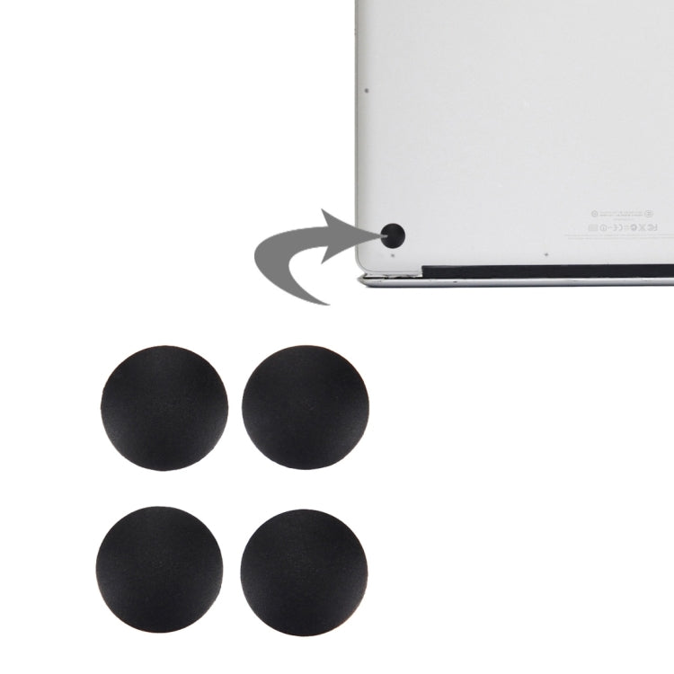 4 PCS for Macbook Air 11.6 inch & 13.3 inch (2010-2015) Bottom Case Rubber Mats, Air 11.6 & 13.3 inch (2010-2015)