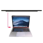 Glass Material LCD Screen Display Front Bezel Logo Cover for Macbook Pro 16 inch A2141 2019, A2141 (Grey), A2141 (Silver)