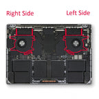 1 Pairs CPU Cooling Cooler Fan For Macbook Pro 14 14.2 inches A2442 EMC3650 2021, A2442
