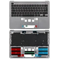 For Macbook Pro 13 inch 2021 A2338 C-side Cover + UK Edition Key Board, A2338 2021(UK Edition), A2338 2021 (UK Edition)
