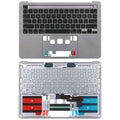 For MacBook Pro Retina 13 inch A2289 2020 C-side Cover + US Edition Key Board, A2289 2020(US Edition), A2289 2020 (US Edition)