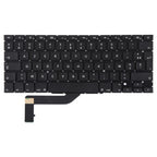 For Macbook Pro Retina 15 inch A1398 2012 2013 2014 2015 UK French Version Keyboard, A1398 2012 2013 2014 2015 (UK French Version)