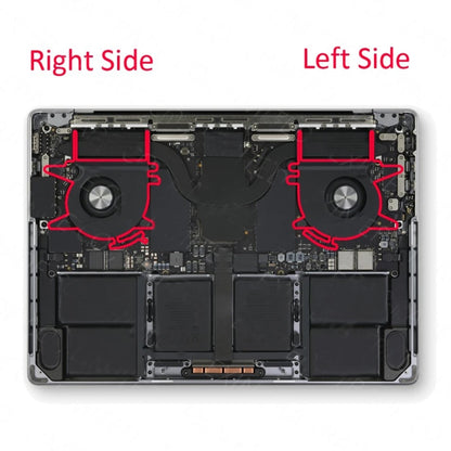 1 Pairs CPU Cooling Cooler Fan For MacBook Pro M2 14 A2779 2023 EMC3650, A2779
