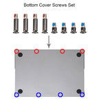Bottom Cover Screws Set for MacBook Pro Retina M3 14 16 A2918 A2991 A2992, A2918 A2991 A2992