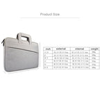ST03S 15.6 inch Double Side Pockets Wearable Oxford Cloth Soft Handle Portable Laptop Tablet Bag, 15.6 inch Black, 15.6 inch Pink, 15.6 inch Grey, 15.6 inch Deep Space Gray, 15.6 inch Navy Blue