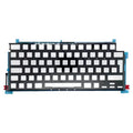 For Macbook Air M3 13 inch A3113 Big Carriage Return Version UK Keyboard Backlight, A3113 (UK Big Enter Version)