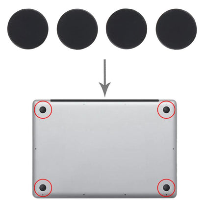 For MacBook Air M4 15 inch A3241 4 in 1 Bottom Case Rubber Mats, A3241