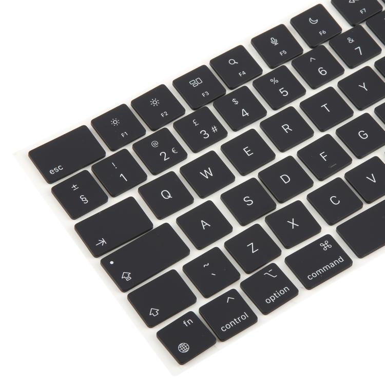 For Macbook Air 13.3 / 15.3 M2 A2681 A2941 UK English Version Keycaps, A2681 A2941 UK Version
