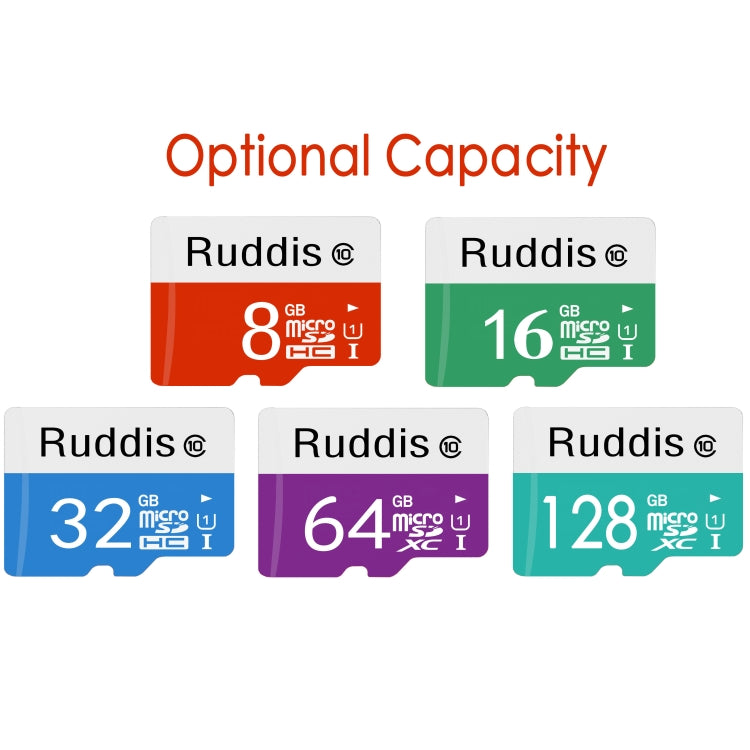 Ruddis 16GB High Speed Class 10 TF/Micro SDXC UHS-1(U1) Memory Card, 16GB