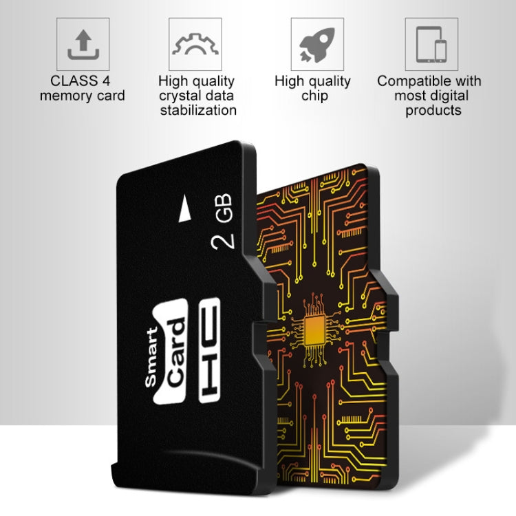 eekoo 2GB CLASS 4 TF(Micro SD) Memory Card, 2GB