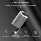 Zsuit 64GB USB 2.0 Mini Metal Ring Shape USB Flash Disk, 64GB USB 2.0