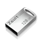 Zsuit 128GB USB 2.0 Mini Metal Ring Shape USB Flash Disk, 128GB USB 2.0