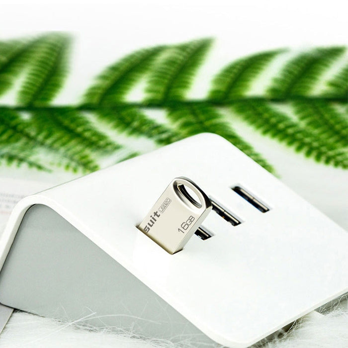 Zsuit 128GB USB 2.0 Mini Metal Ring Shape USB Flash Disk, 128GB USB 2.0