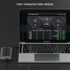Blueendless M.2 NVME Thunderbolt 3 Solid State Mobile Hard Disk Box Hard Disk Drive, M8