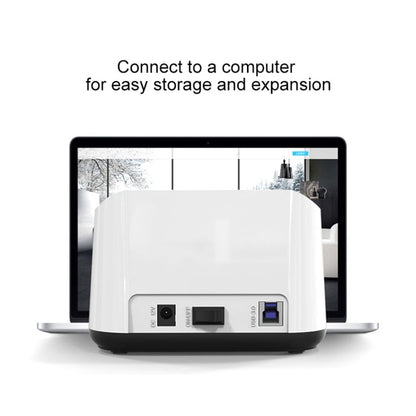 Blueendless 2.5 / 3.5 inch SATA USB 3.0 2 Bay Hard Drive Dock
