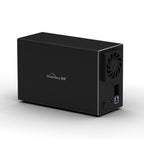 Blueendless USB-B Interface 3.5 inch 2 Bay RAID Combination Array HDD External Enclosure, USB-B