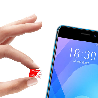MICRODATA 32GB High Speed U1 Red and White TF Memory Card, 32GB