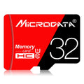 MICRODATA 32GB High Speed U1 Red and Black TF(Micro SD) Memory Card, 32GB