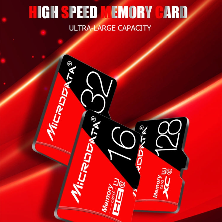 MICRODATA 32GB High Speed U1 Red and Black TF(Micro SD) Memory Card, 32GB