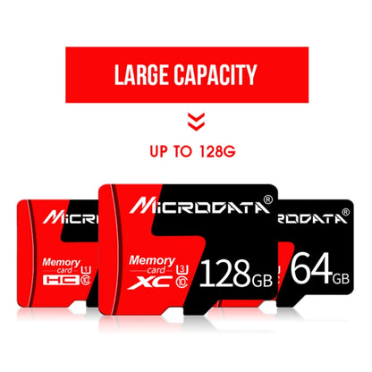 MICRODATA 16GB U1 Red and Black TF Memory Card, 16GB